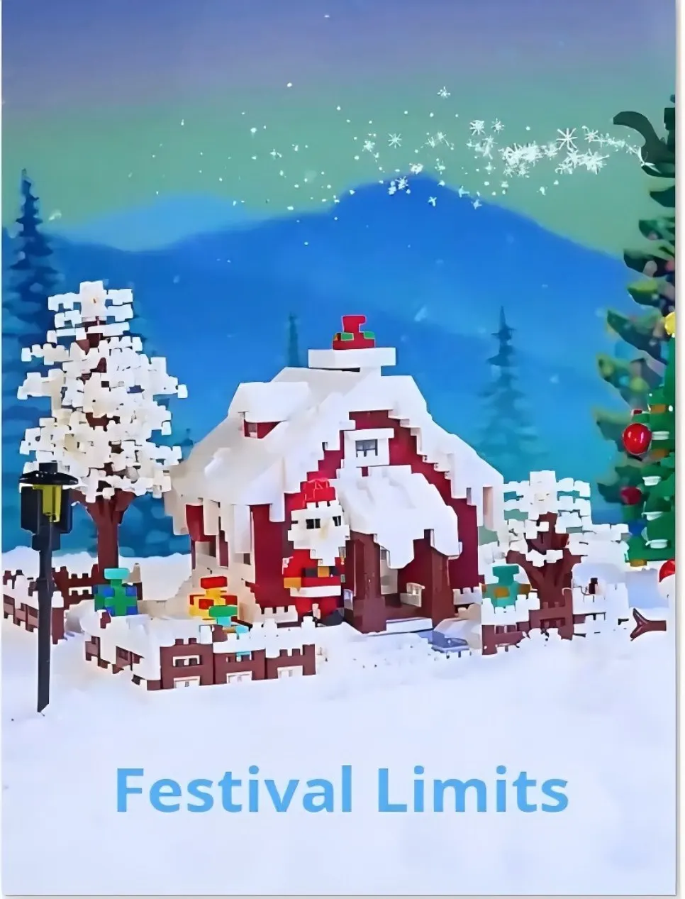 

Christmas Gift: 2308-Piece Micro Building Blocks Set | Creative Holiday Puzzle Toy for Kids & Adults