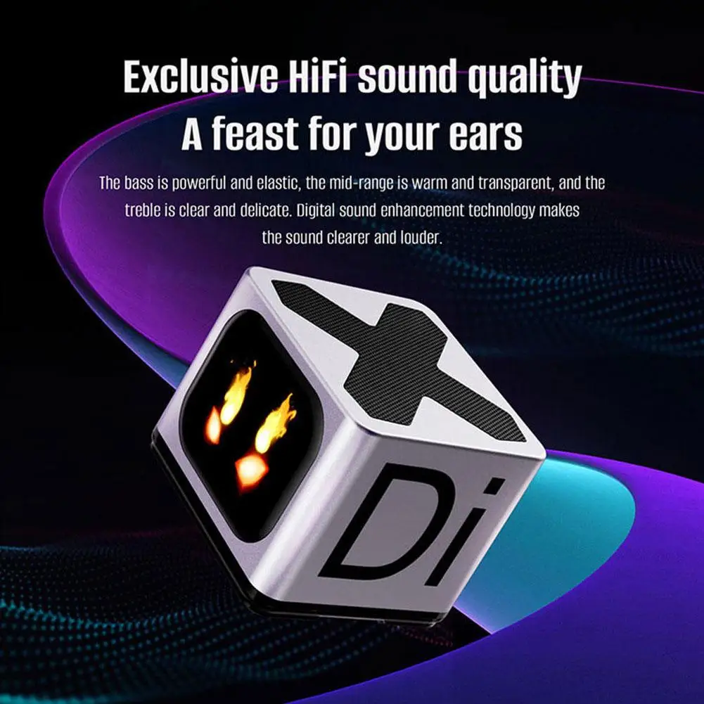 Bluetooth Speaker Wireless IP67 Waterproof Dustproof Portable Speaker With LED Display Loud Stereo Sound For Home Party Outdoor