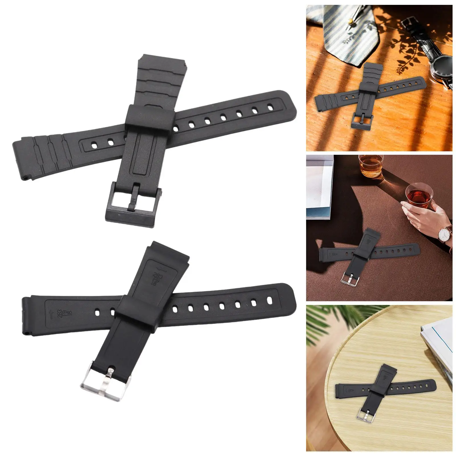 Wristwatch Band Breathable Convenient Installation Waterproof Premium Watch Strap for Aq-s800W W-215 F-108WH W-s200H Sgw-300H