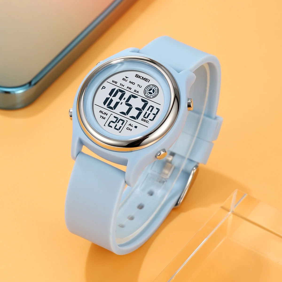 

Спортивные цифровые часы, женские часы с подсветкой, шагомер, секундомер, наручные часы с обратным отсчетом, календарь, часы с расчет калорий