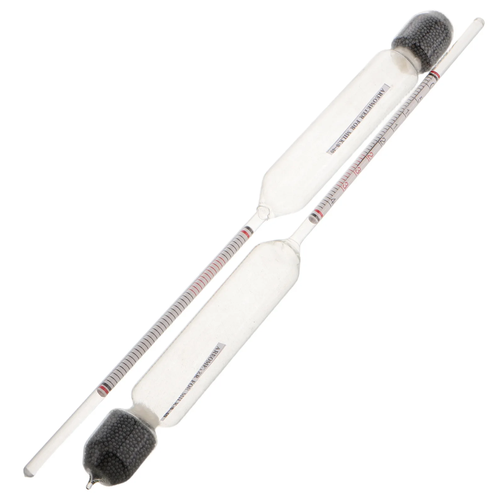 

2Pcs Laboratory Hydrometer Precision Milk Analyzer for Dairy Processing Fast Testing of Milk Fat Content Quality Control Tool