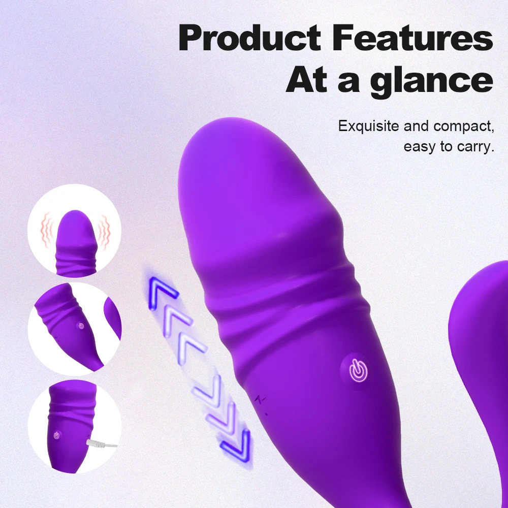 APP Wireless Telescopic Vibrator Female Bluetooth Control Wear Vibrating Egg Dildo G Spot Clitoris Stimulator Massager Sex Toys