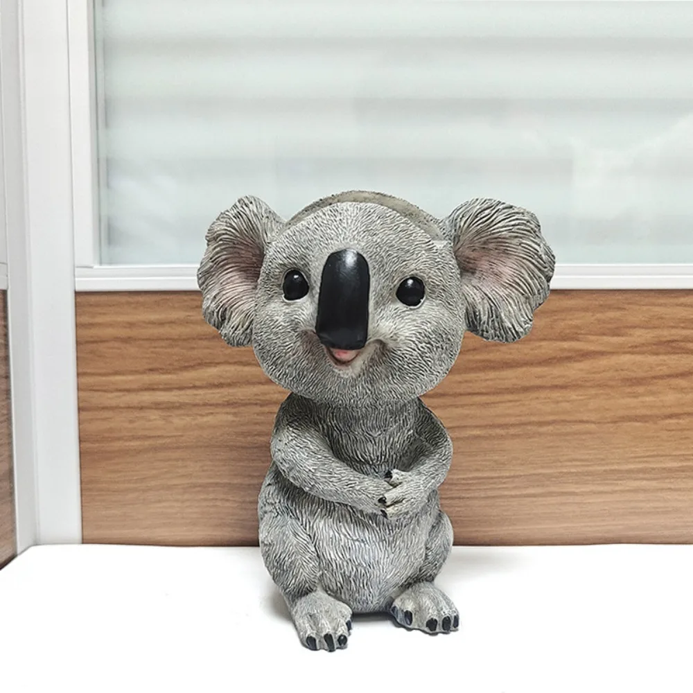 Cute Koala Eyeglass Holder Resin Craft Gift for Home Decoration Koala Glasses Holder for Home Decor and Goodbye Lens Scratches