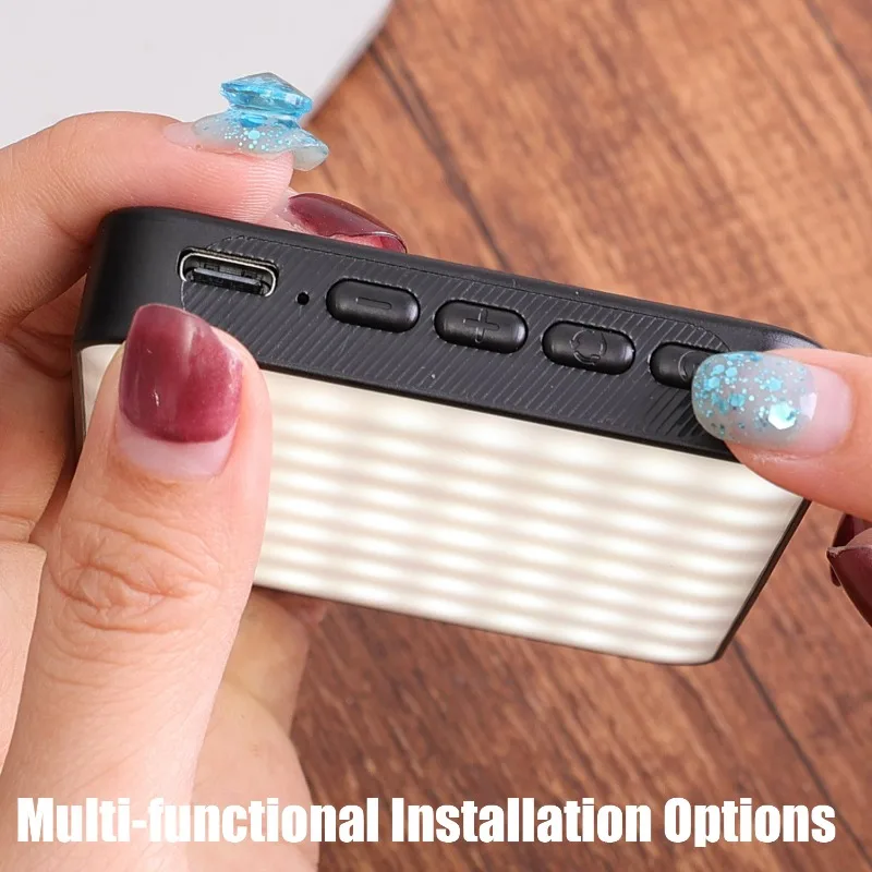 Magnetic Fill Light Mini LED Ring Selfie Lights Universal for Samsung IPhone 16 15Pro/15 Pro Max Magnet Smartphone Selfie Light