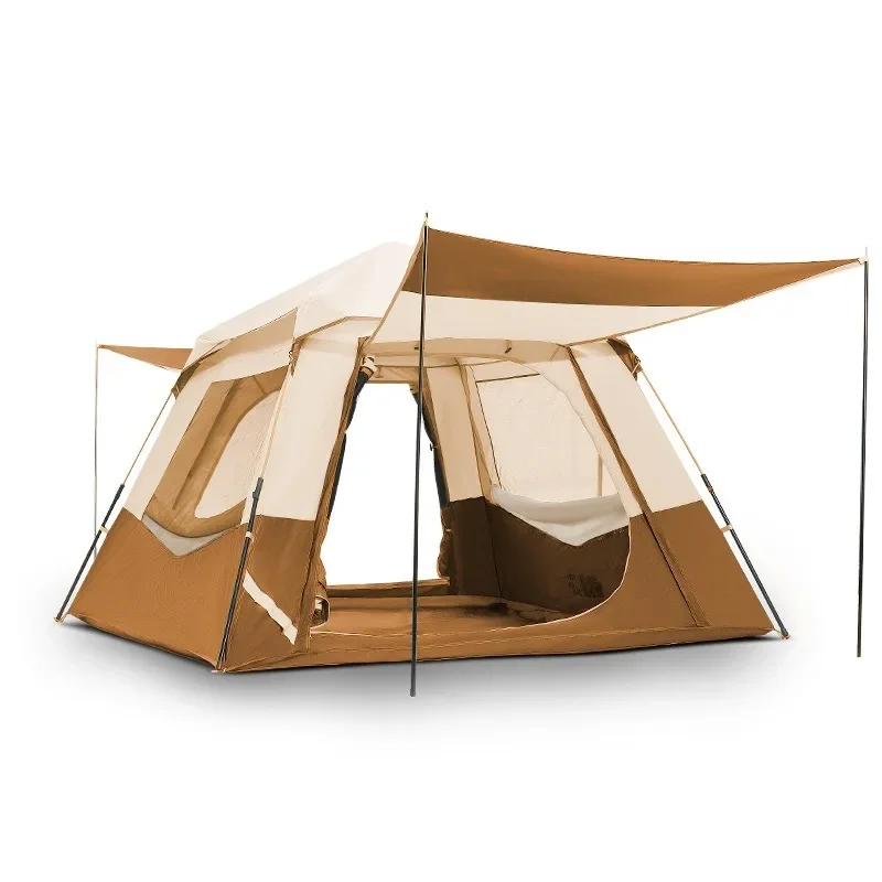 DurableTent Outdoor Thickened Rainproof Camping Shower Room, Portable Folding Camping Picnic Automatic Quick-opening Shower Room