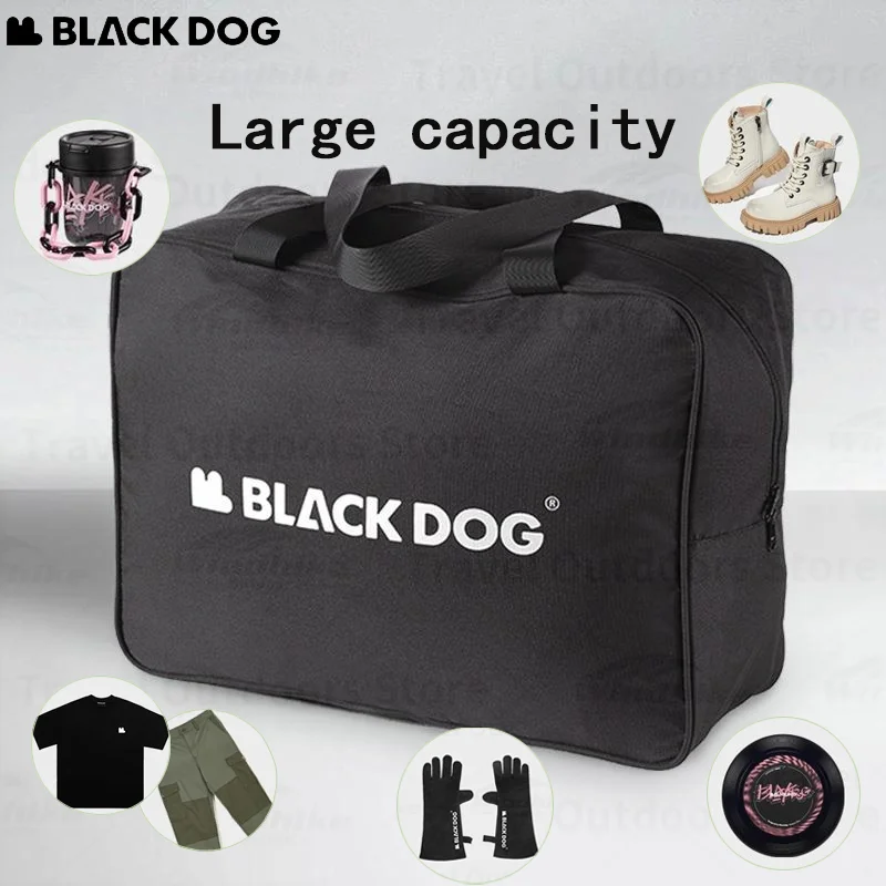 Naturehike Blackdog 30L Super-Large Storage Bag Camping Outdoor Portable Handbag 900D Oxford Waterproof Picnic Equipment Package