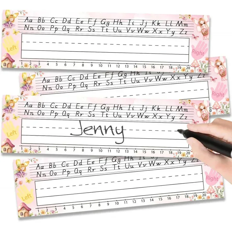 خارج المخزون لوحات اسم الفصول الدراسية ذات الطابع الجني للمكاتب الوردي 36 قطعة علامات اسم المكتب لوحات أسماء لطلاب المدارس التقليدية # ر