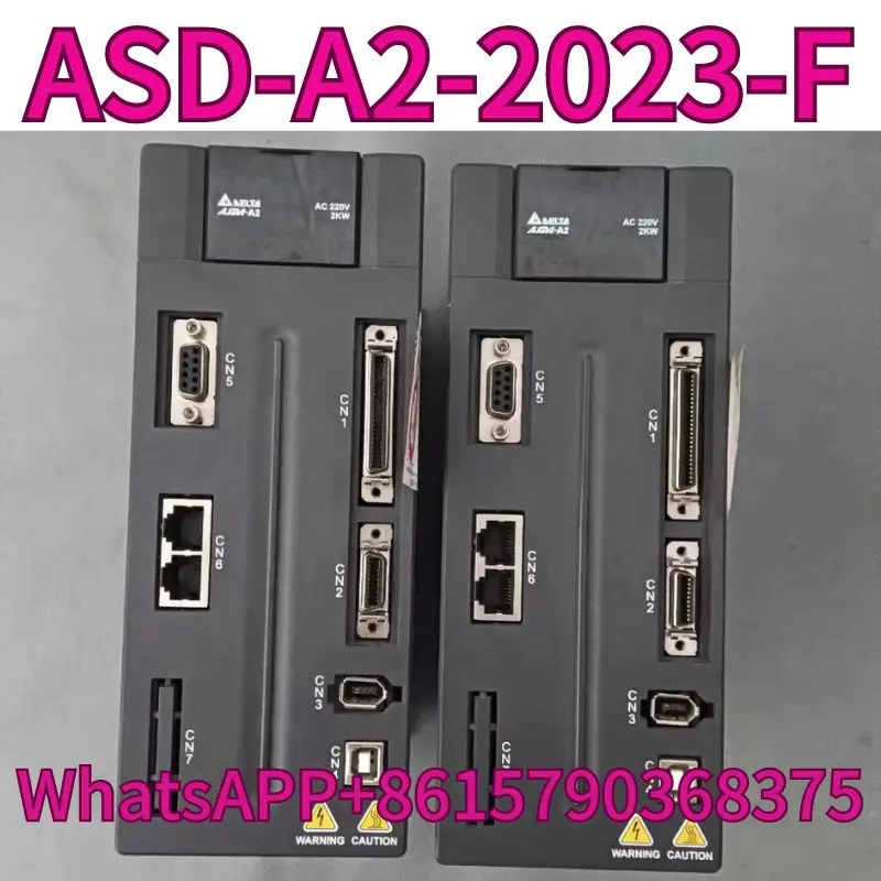 Used 2KW servo driver ASD-A2-2023-F tested OK and shipped quickly