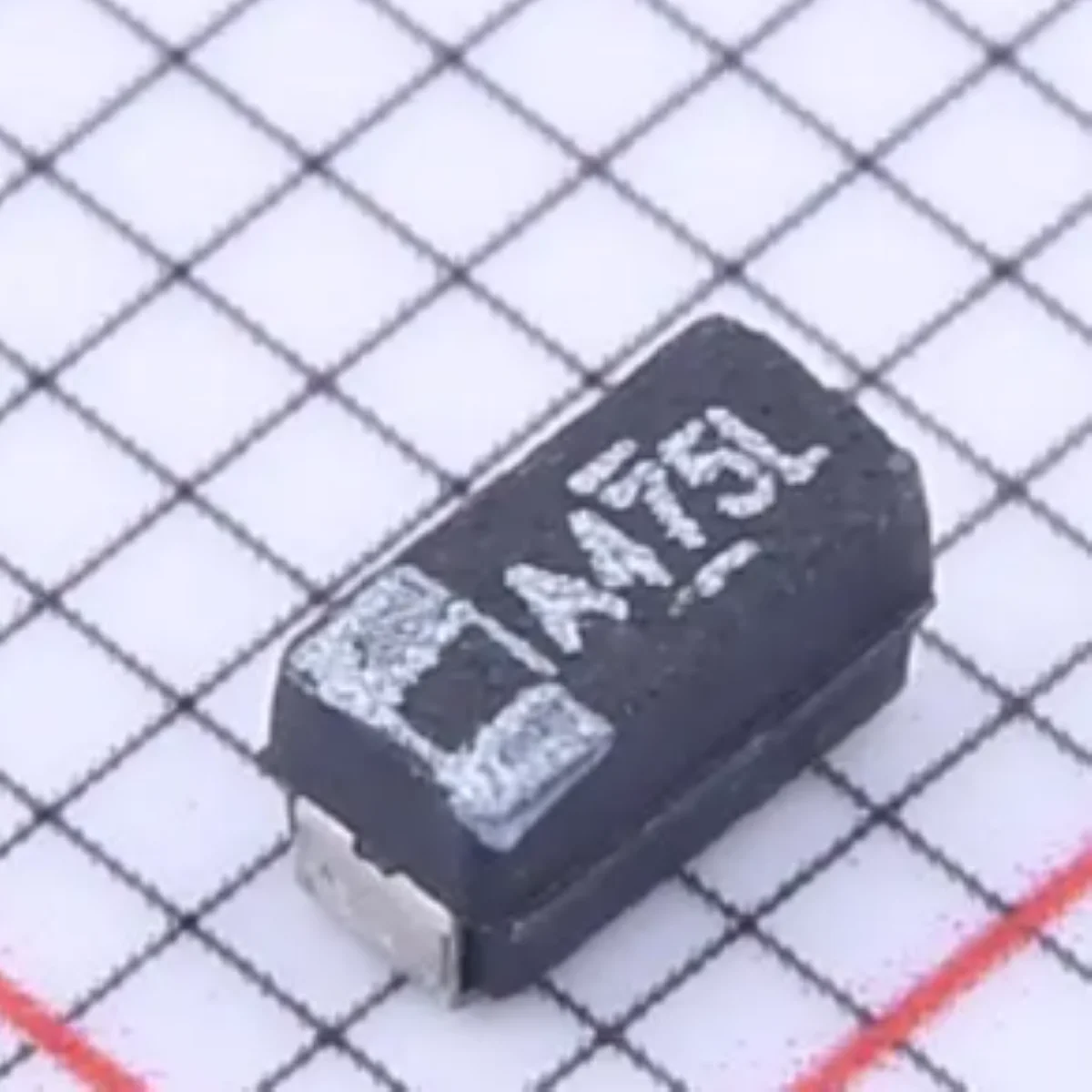 1206 Marking A475L 3216 ORIGINAL Black Tantalum Capacitor 10V ±10% 4.7uF 5Ω 5 Ohm 4.7UF 10% 10V 293D475X9010A2TE3 1206 CAP TANT