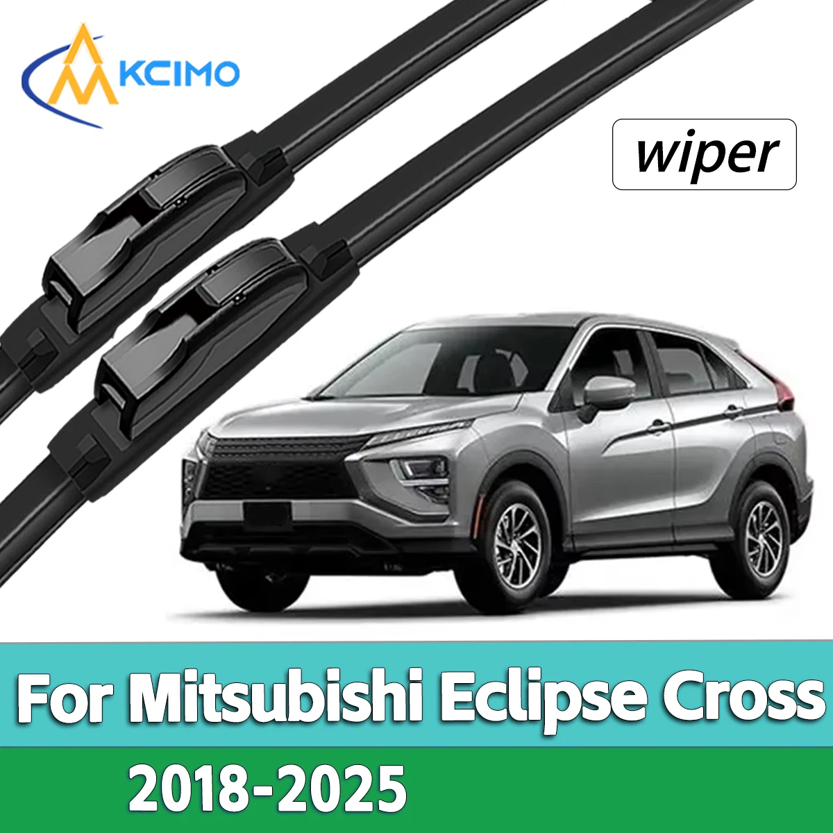 

Premium Hybrid Wiper Blades For Mitsubishi Eclipse Cross 2018-2025 Smooth Quiet Front Windshield Wipers