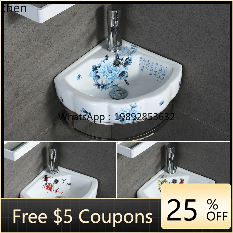 

Washbasin Bathroom Rental Room Bracket Basin Mini Washbasin