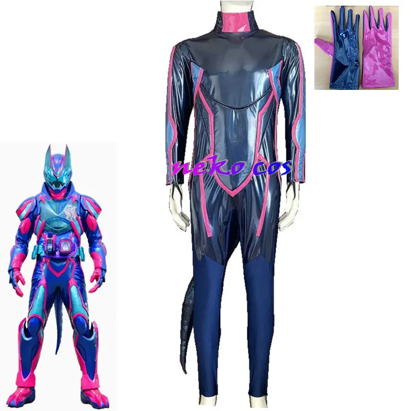 

nekocos Rider Revice Ultimate Vice облегающий боди комбинезон для косплея индивидуальный размер с перчатками