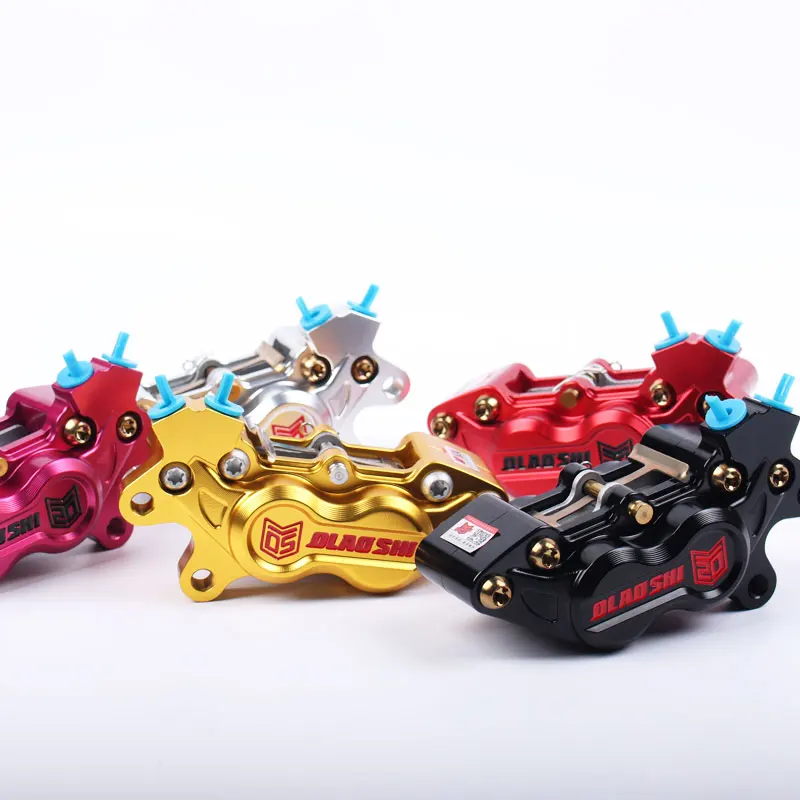 Motorcycle retrofit CNC High performance brake caliper four piston front  under pump 42mm fixed hole pitch