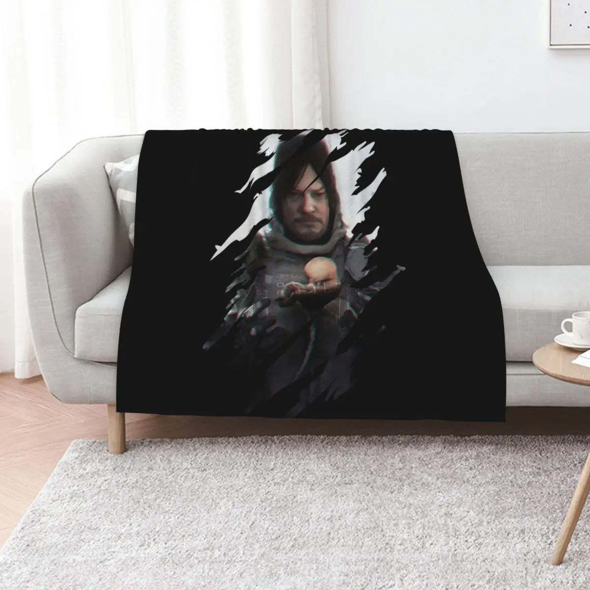 Death Stranding Throw Blanket Warm Comfortable Blanket Gift for Parents Friends