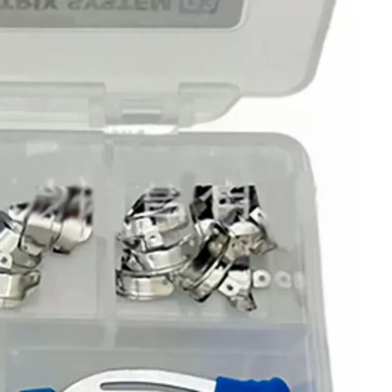 

Dental Matrix Sectional Contoured Matrices Clamps Wedges Metal Spring Clip Rings Dentist Tools Dental Lab Instrument