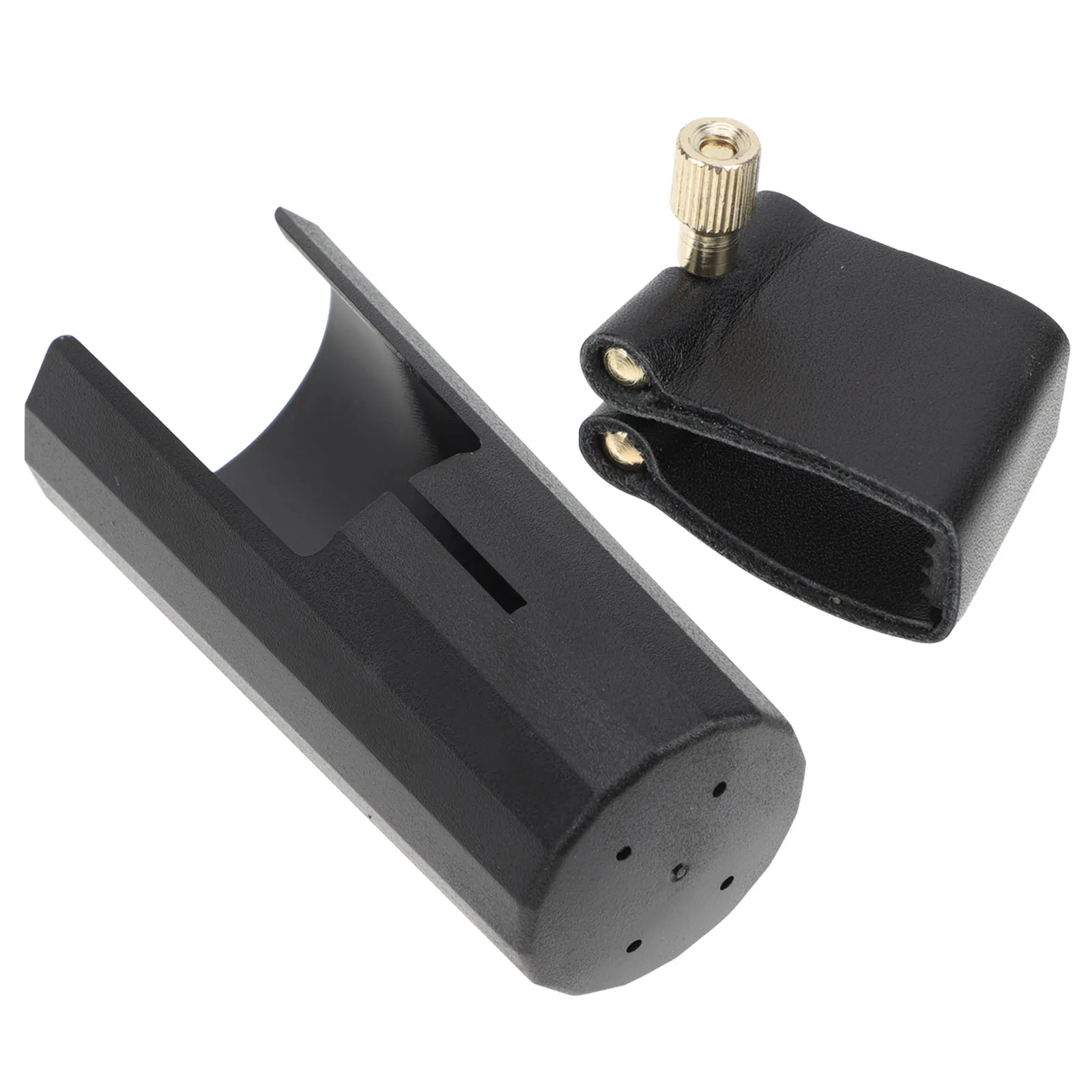 

1set Saxophone Head Mouthpiece Cover Premium ABS Durable Compact Size Sax Clamp Easy to Carry Store Accessory