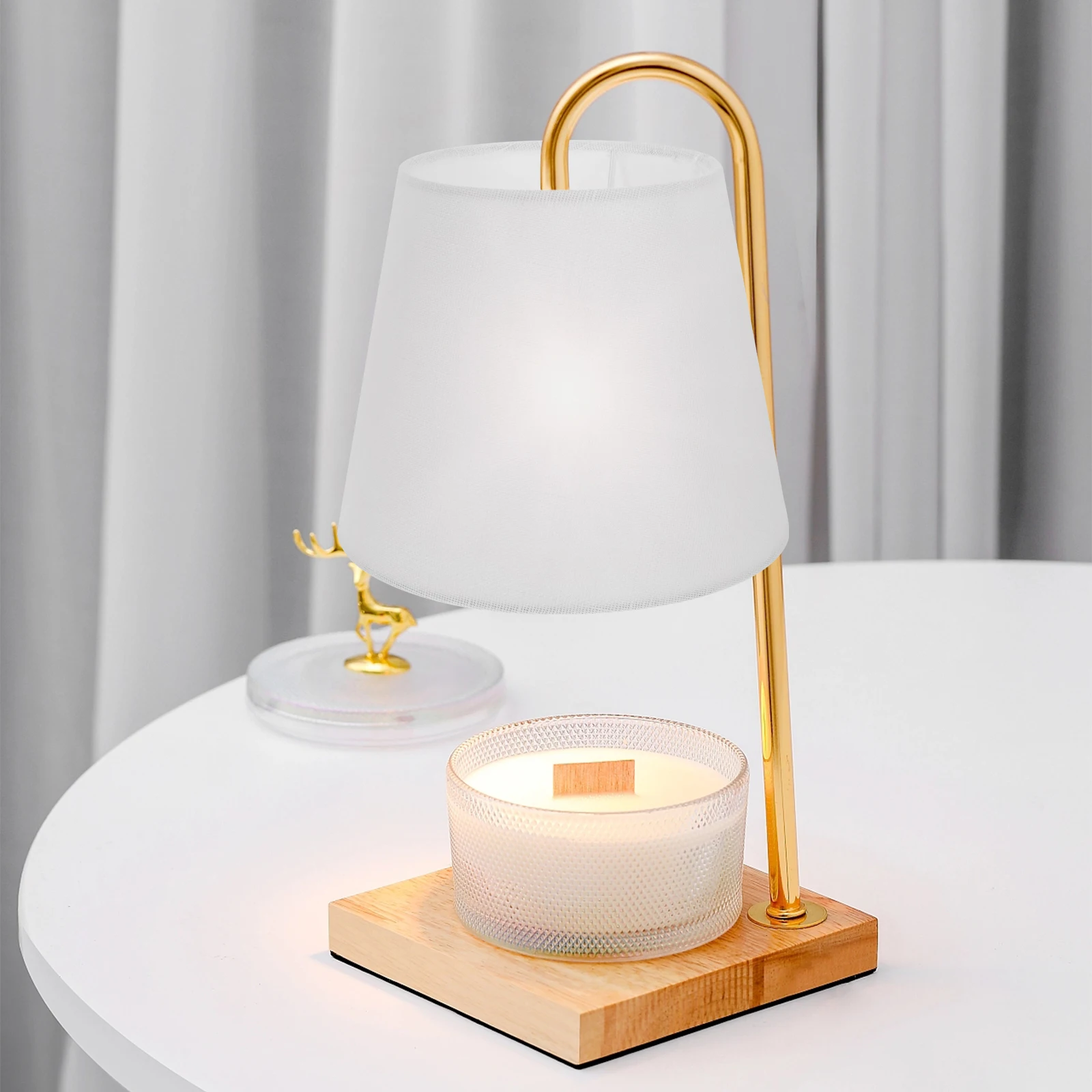 

Modern Cloth Barrel Lamp Shade For Table Desk Bedside Lamp Cover Household Decor Drum Light Shade E14 Base Easy Install