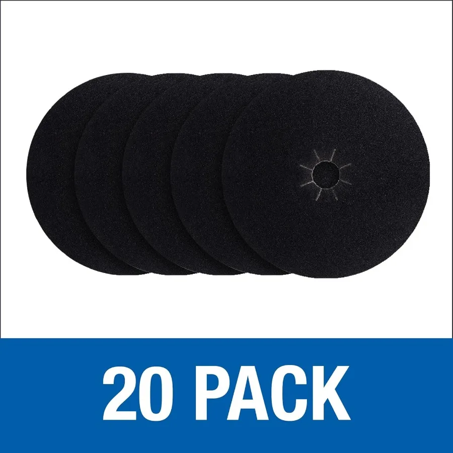 426060 炭化ケイ素フロア研磨ディスク 布製裏地 16インチ x 2インチ穴 グリット60X 20枚入り