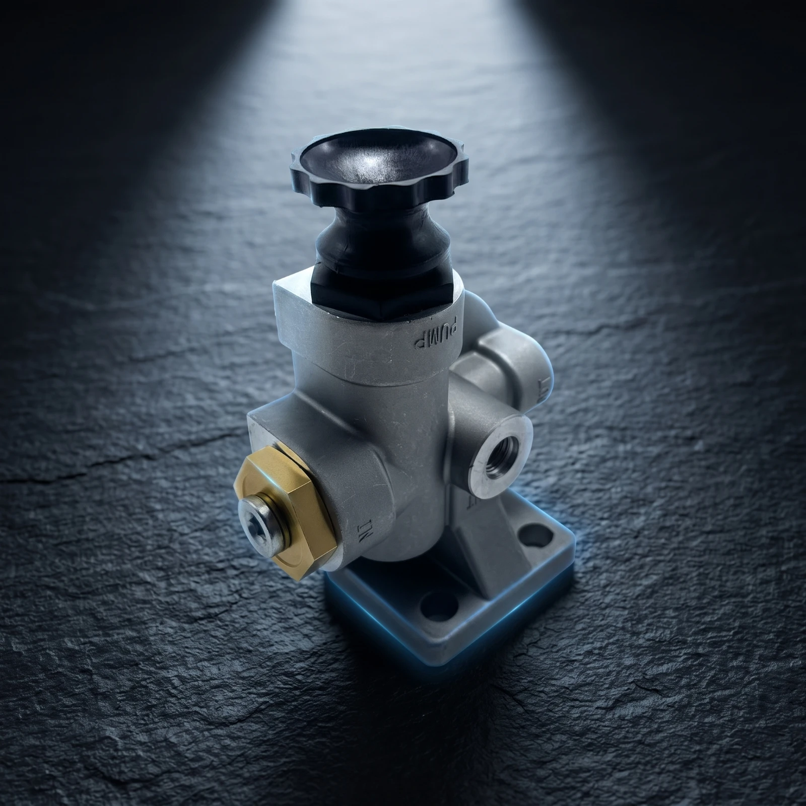 

Fuel Pump with Knob Heavy Duty Mechanical Hand Primer Pump Assembly for Machinery Maintenance