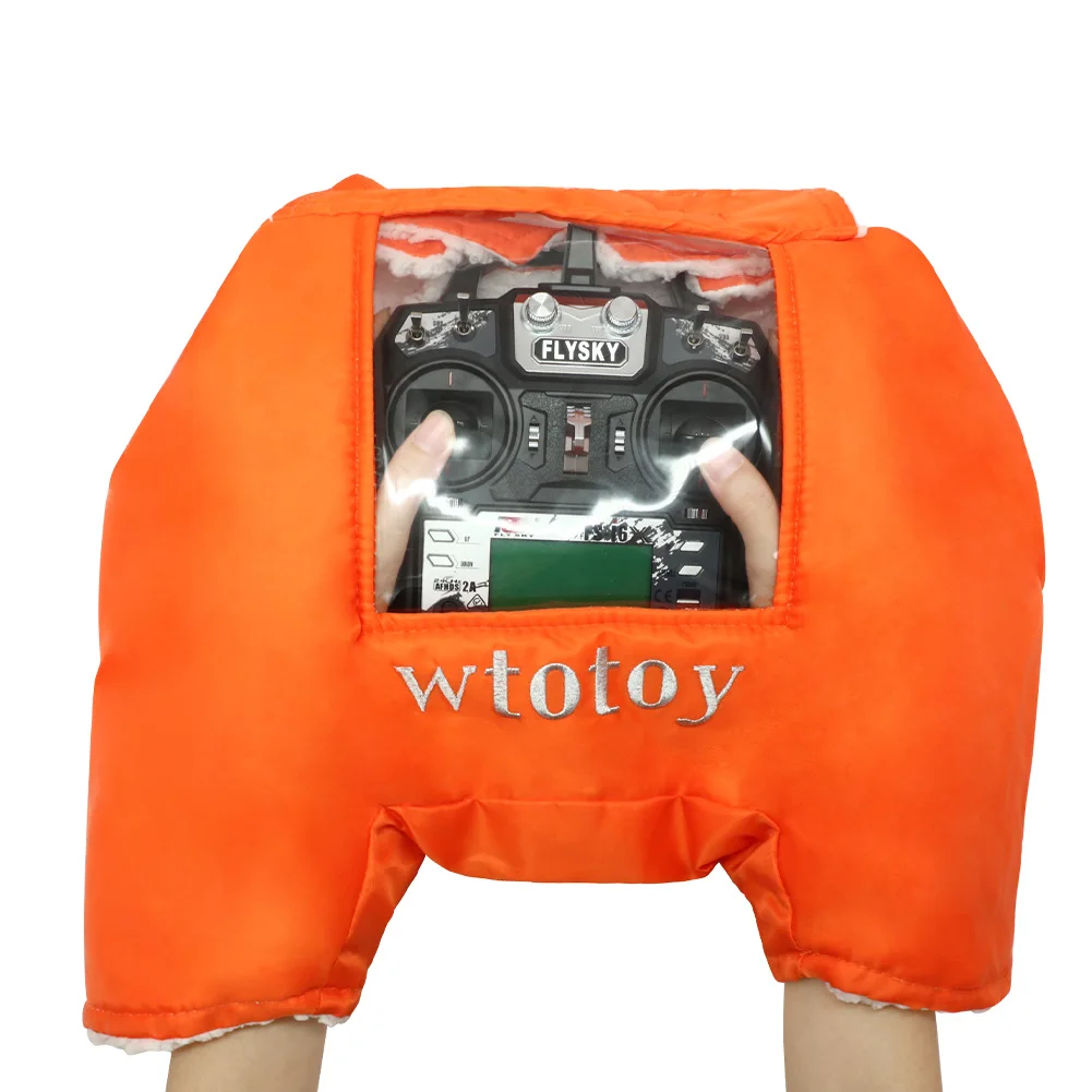 Winter Warm Glove Cold Air Shield Hood Hand Warmer Gloves Anti-Wind Warmers Outdoor Protection For RC Transmitter