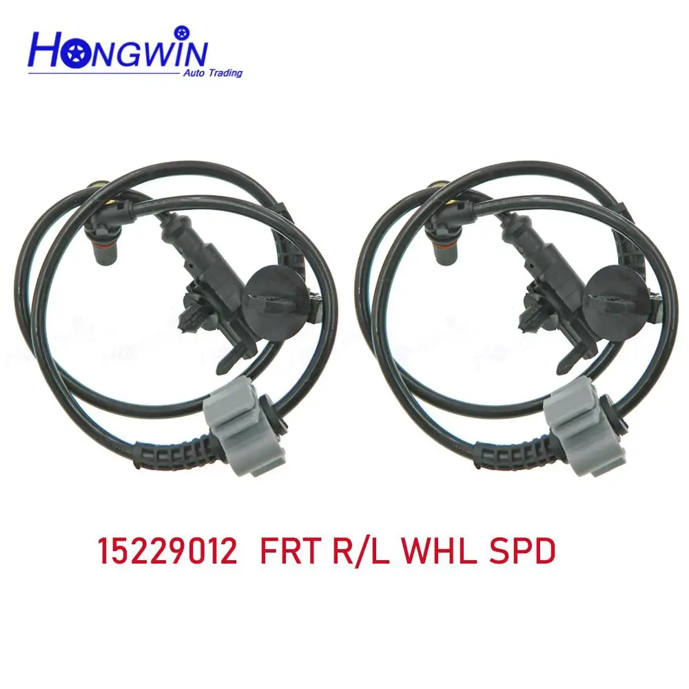 15229012 Front Left&Right New ABS Wheel Speed Sensor For Chevy Silverado 1500 GMC Sierra Yukon Cadillac 07-12 22740468 22870821