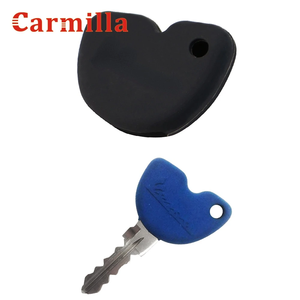 Carmilla Silicone Key Case Protector Cover Fit for Vespa Enrico Piaggio GTS300 LX150 Fly 125 3vte Gts 200 Motorcycle Key