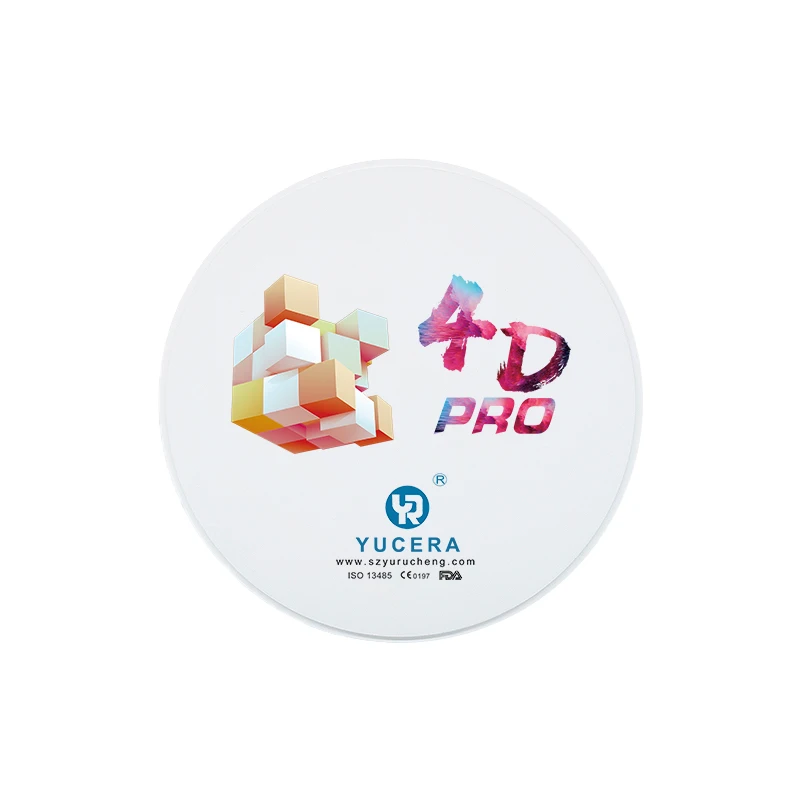 Yucera 4D Pro Zirconia Discs for  Lab for Convenient and Efficient Restorations