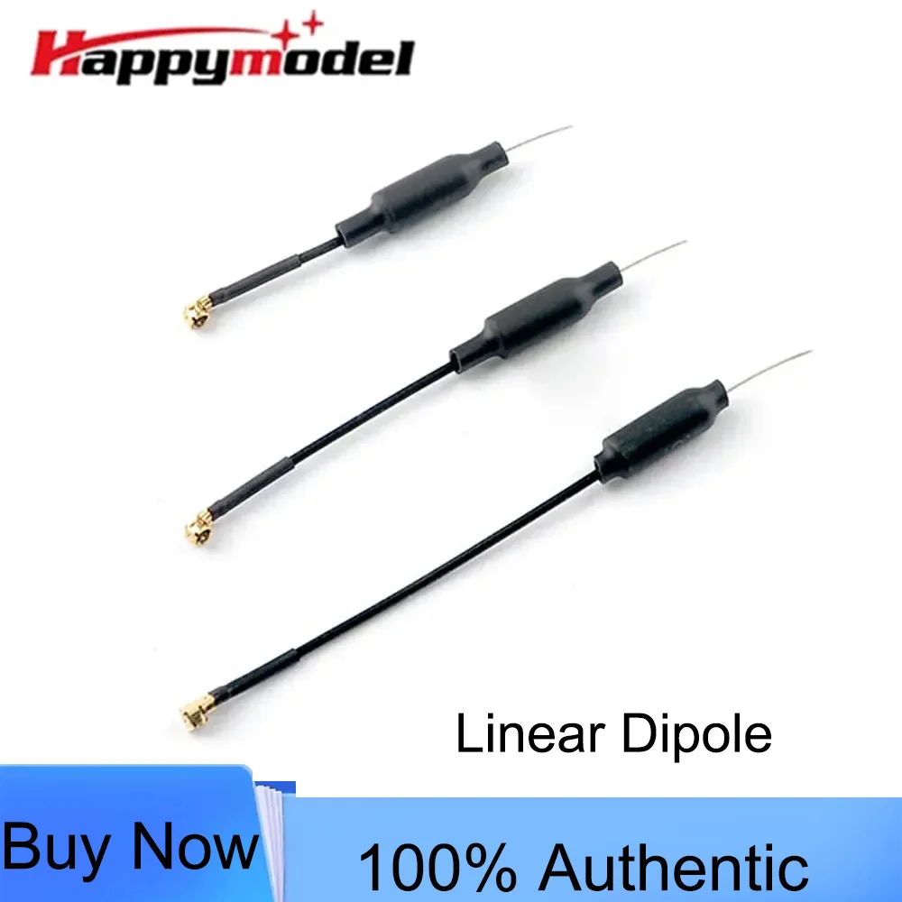 5PCS HappyModel Linear Dipole 5.8G 2dbi Nano Antenna UFL 47mm 60mm 75mm for Mobula7 / Mobula7 1S HD / Mobula8 FPV Tinywhoops