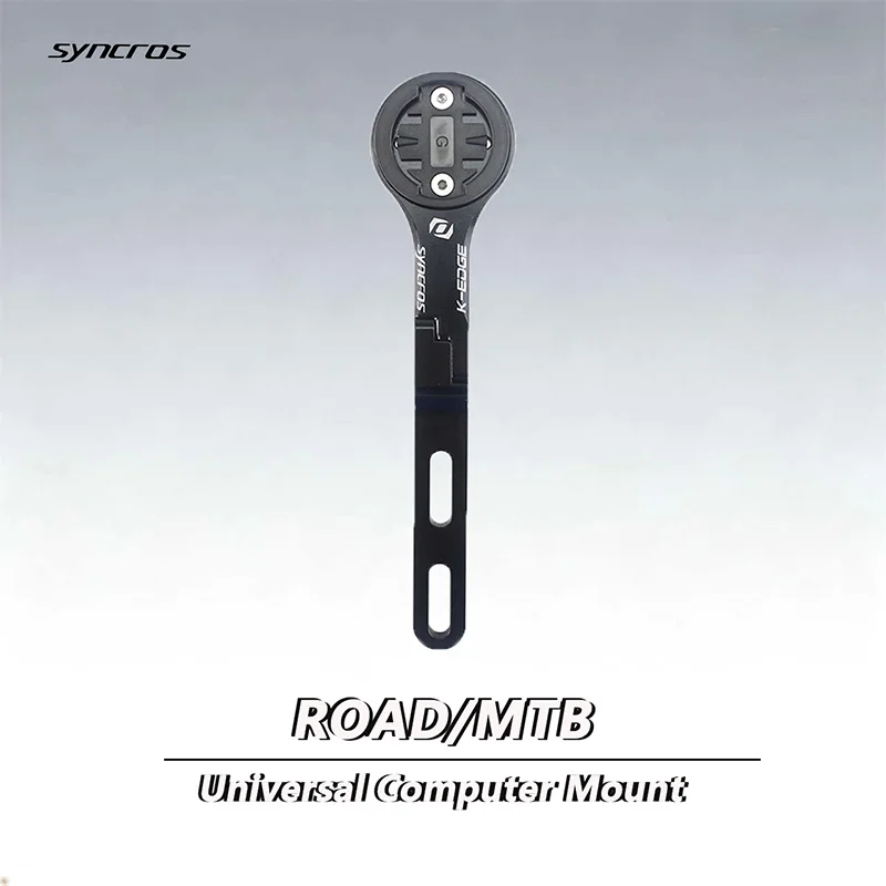 SYNCROS Alloy Universal Bike Computer Mount Code Table Rack, Wahoo, Garmin, Bryton, Adecuado para bicicletas de carretera y montaña