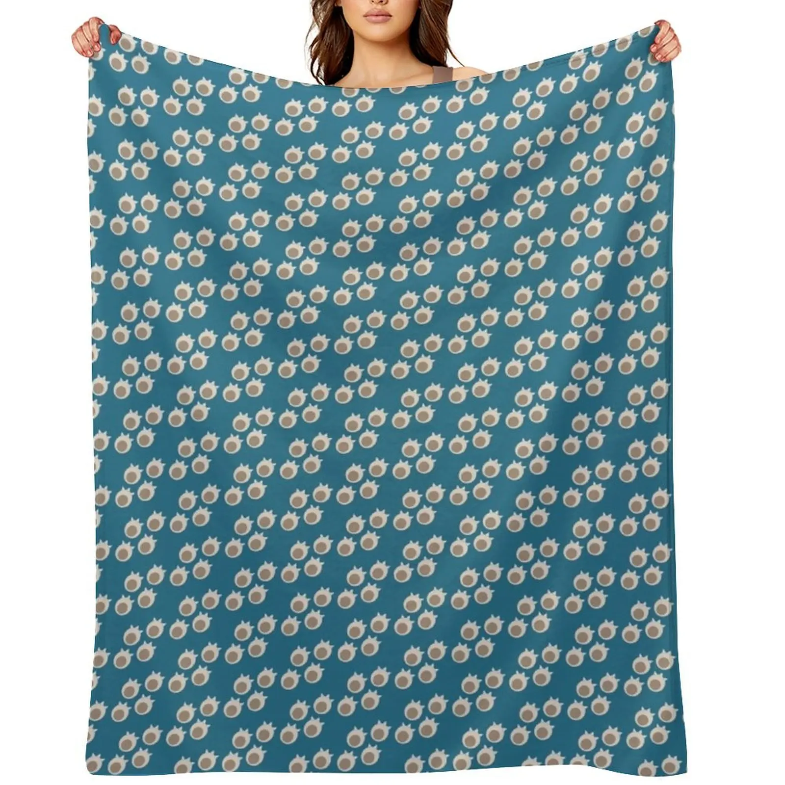 

Snorlax Pawprints Throw Blanket Flannels Soft Plush Plaid Travel for sofa Blankets