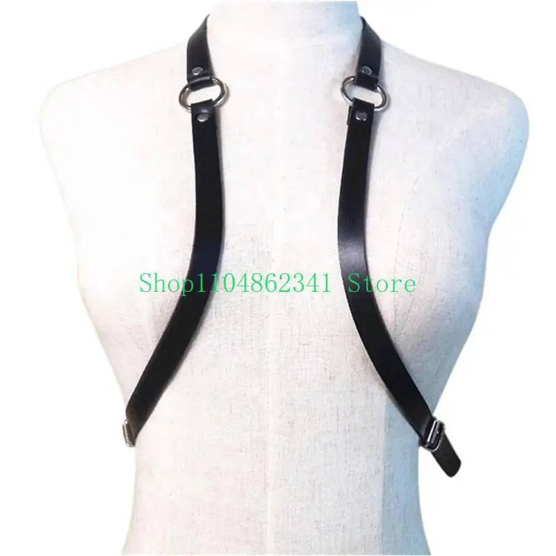 Accessori per il corpo da rocciale 5ASD Catena del corpo del cablaggio punk per uomini Catene toraciche gotiche catene cavi