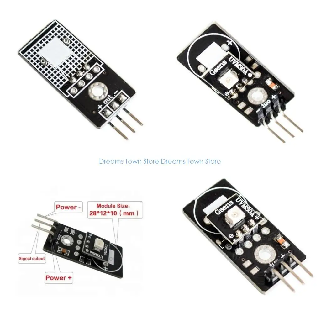 

HX6A High Sensitivity UVSensor Module UVUltraviolet Ray Detection Sensors Accurate UVDetection Real Time Monitorings