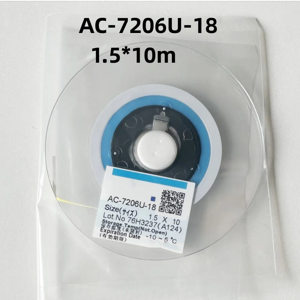 تاريخ جديد الأصلي AC-7206U-18 ACF الشريط LCD إصلاح 1.2 1.5 مللي متر x10 متر 25 متر 50 متر التلفزيون متأنق موصل لإصلاح اللوحة