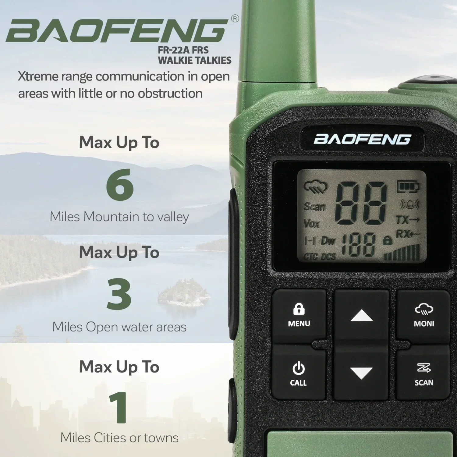 宝峰公式ストア 2個 FR-22A F22 ミニトランシーバー PMR FRS ポータブル キッズ 双方向無線機 タイプC充電器 キャンプ旅行用