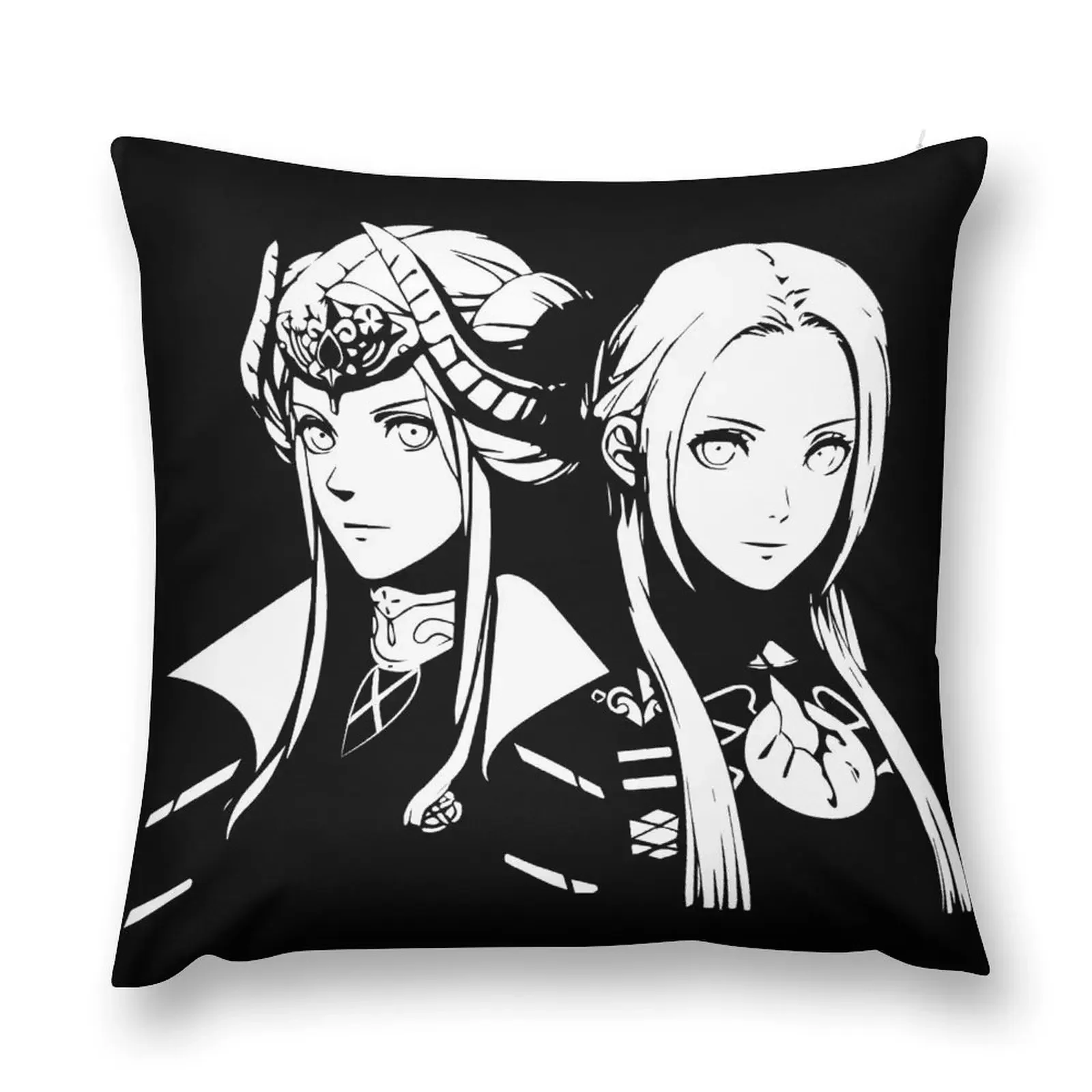 Edelgard Fire Emblem Three Houses - Pre & Post Time Skip Throw Pillow home decor items Pillow Cases pillow