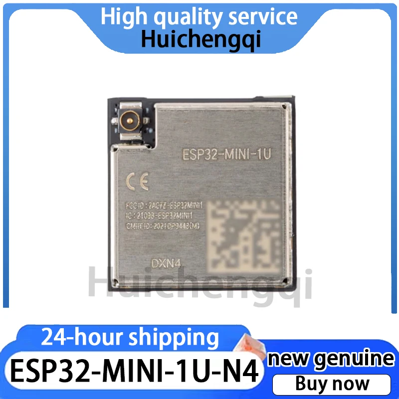 1PCS Original ESP32-MINI-1U-N4 (4MB) Single Core 32-bit WiFi MCU Module Wireless Module