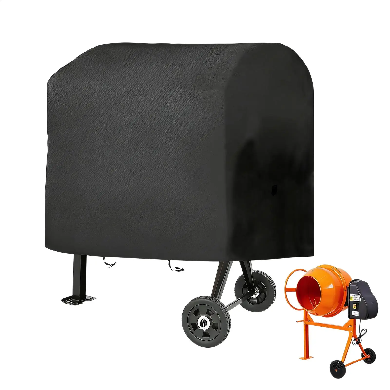 Concrete mixer guard cover Waterproof UV Protection Shield Fade Resistant Dustproof Oxford Concrete Mixer Protector for Outdoor