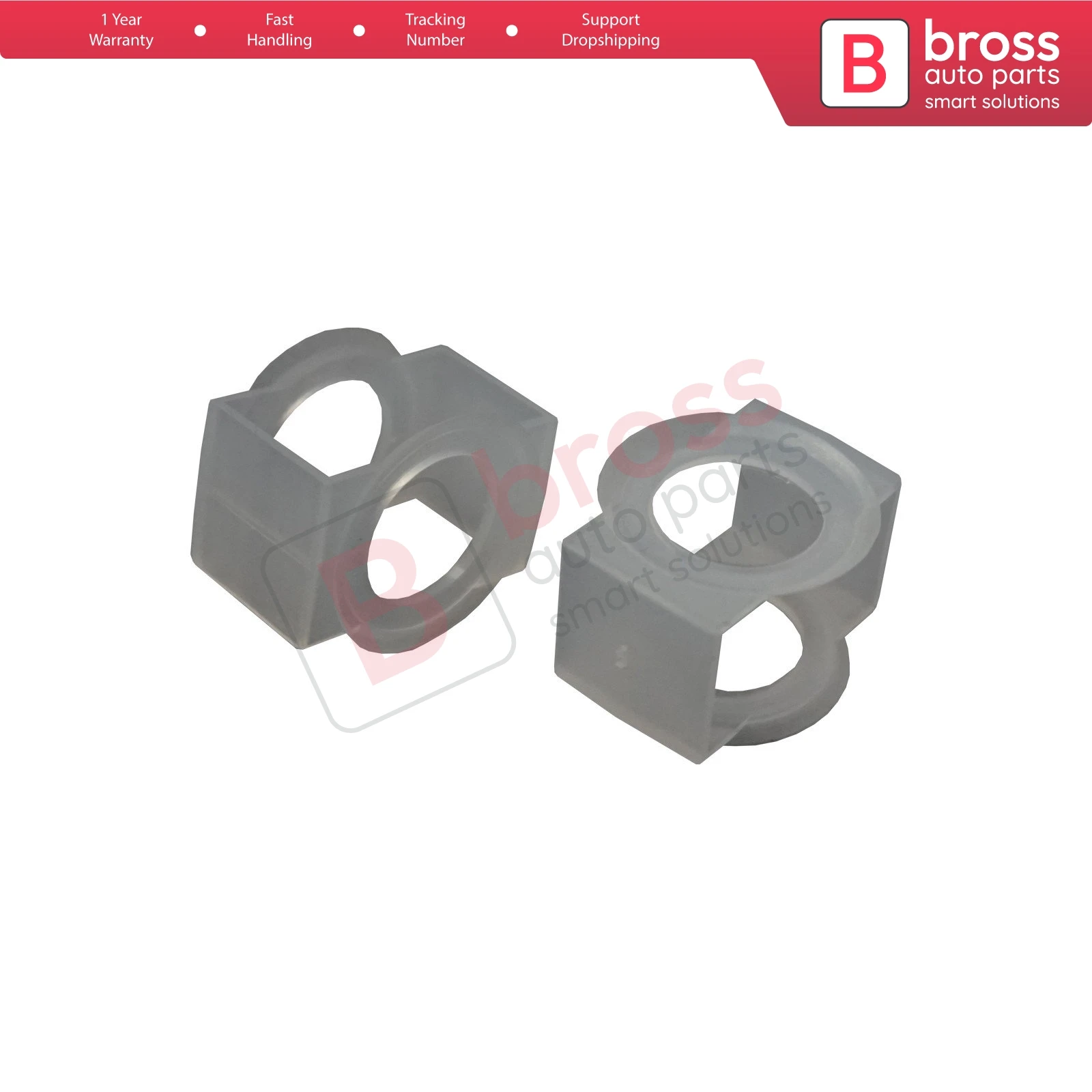 

Bross BSP653 2 Pieces Gear Linkage Selector 107700743133 Repair Part for R9 R11 R19 R21; Kangoo; Clio; megane 1996-2001