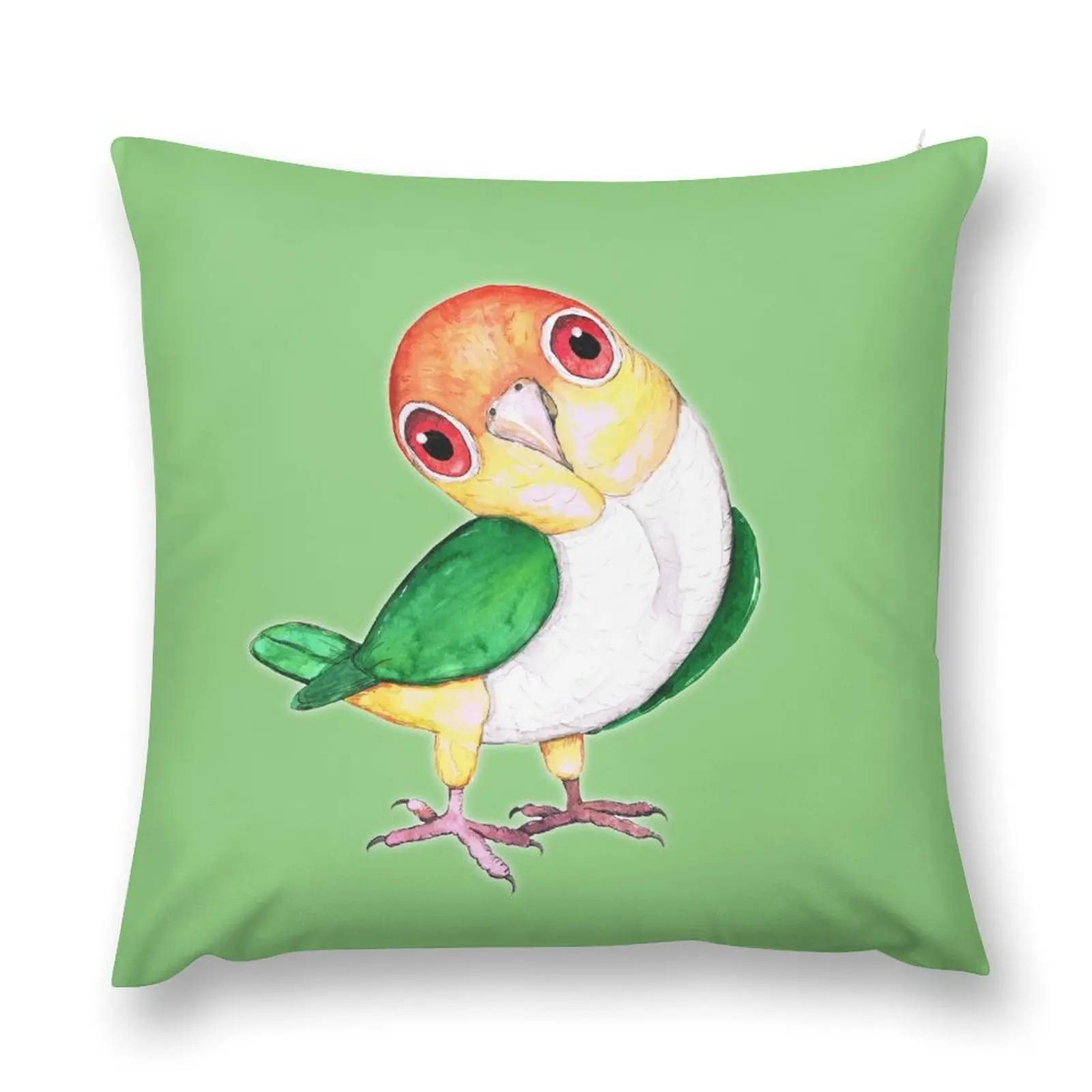 White bellied caique\t Throw Pillow Christmas Pillow Cases Decorative Sofa Cushion pillow