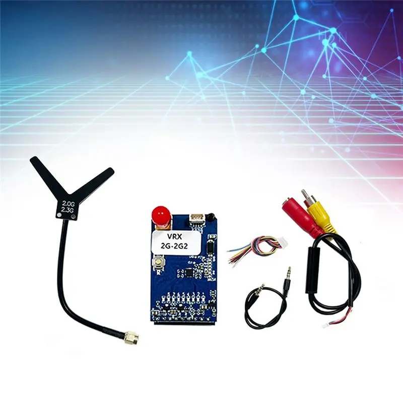 ABXE-2G-2.2G FPV VRX 8CH FPV Video Receiver Module PAL/NTSC 7-36V For Fatshark Skyzone FPV Goggles