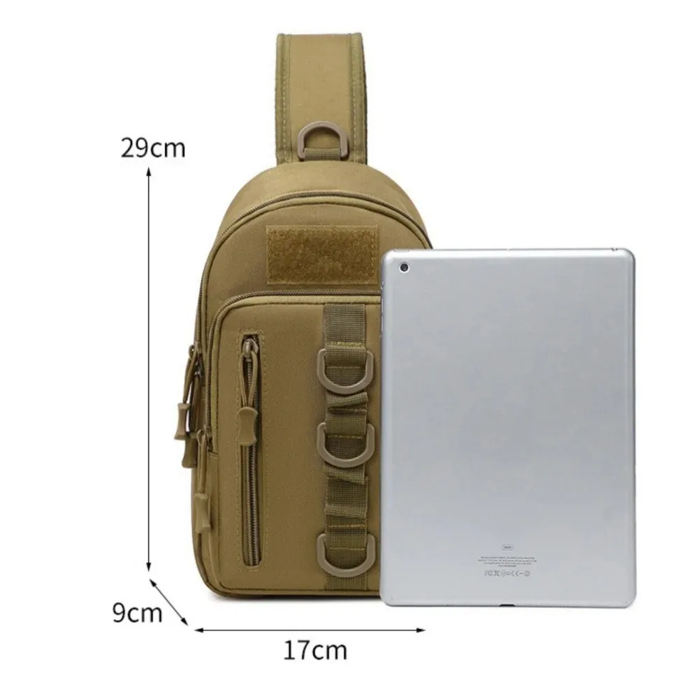 Tactical Chest Bag Men Waterproof Shoulder Sling Bag Outdoor Hiking Cycling Crossbody Pack
