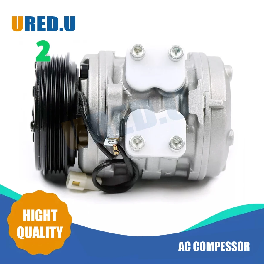 Compresor de CA automático 10P08E 95230-82115 95230-83000 95200-67A50 447200-7462 para Chevrolet Sprint Geo Metro Suzuki Sidekick Samurai