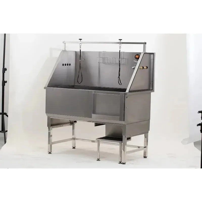 

PET Electrical Lifting Sink Stainless Steel Pet Dog Grooming Shower Wash Groom Bath Tub Tubs