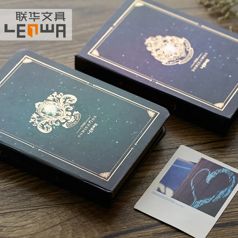 LENWA rétro Notes série bureau cahier Surface dure bloc-Notes Portable Mini-moulin or 1 pièces