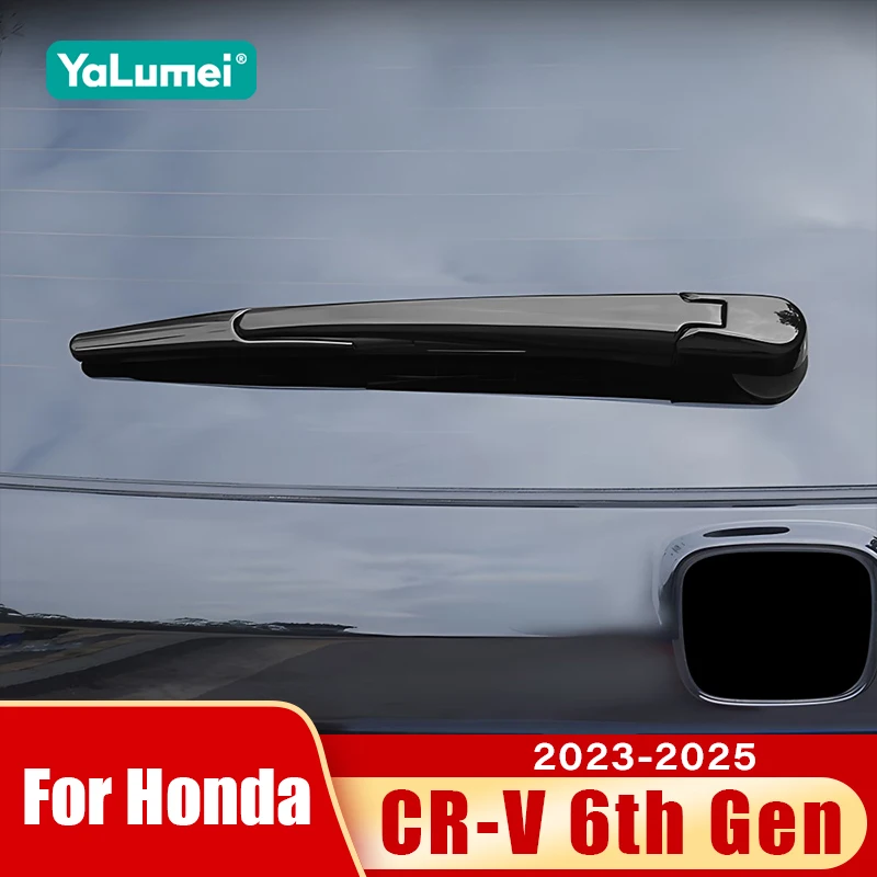 Für Honda CRV 6th Gen 2023 2024 2025 CR-V Hybrid Auto Heckscheibenwischer Abdeckung Hinten Fenster Wischer Düse Dekoration Zubehör