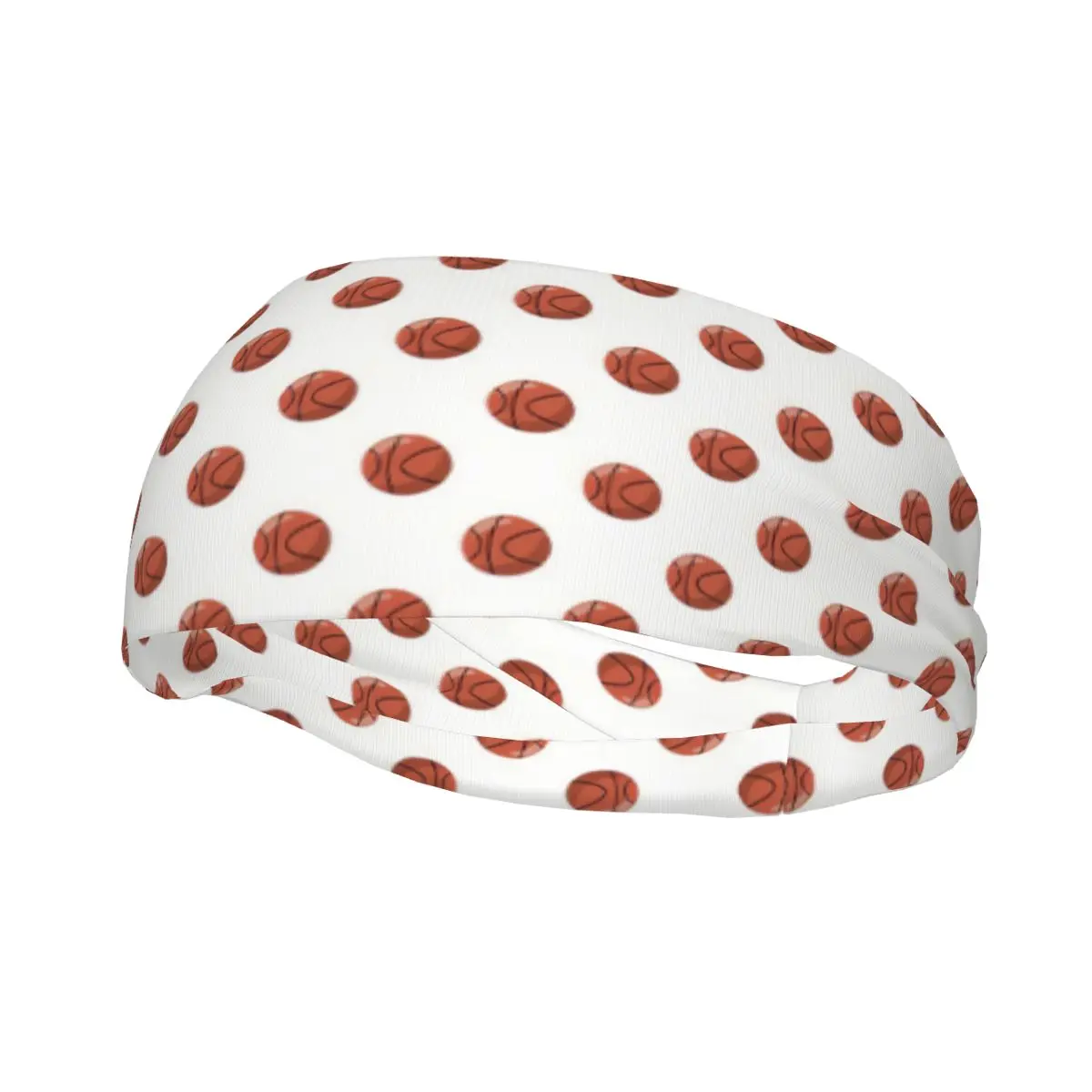 

Headband Sports Yoga Fitness Stretch Sweatband Hair Band Elasticity Headband Basketball Ball Pattern
