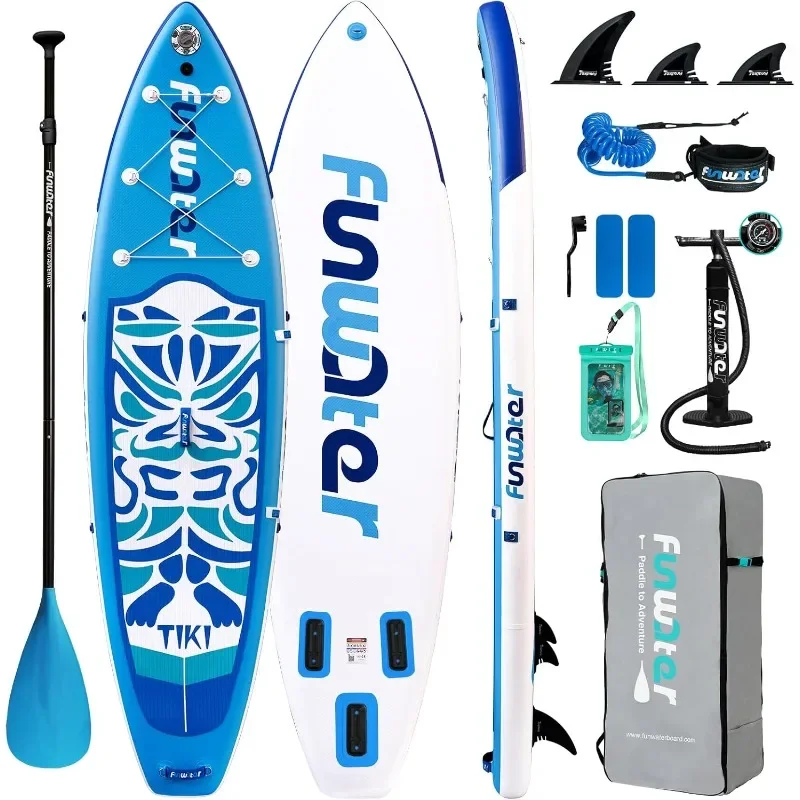 Inflatable ultralight stand up paddle boards are suitable for all skill levels and are suitable for teens and adults.