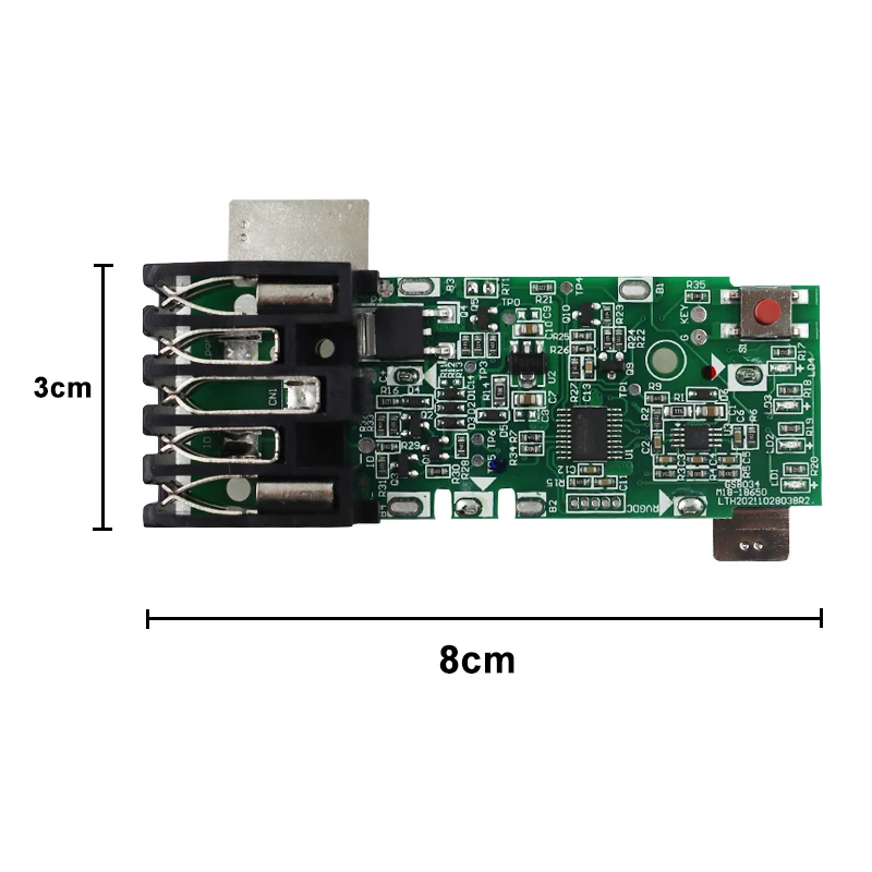Imagem -06 - Li-ion Bateria de Plástico Pcb Proteção de Carregamento Circuit Board Shell para Milwaukee 18v 3ah 6ah 9ah Caixas Adesivo Etiqueta M18