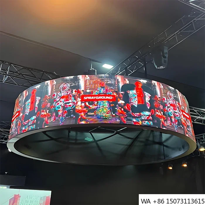 

Indoor P1.95/P2.604/P3.91 LED Cylindrical Display 360 Flexible Screen for Exhibition Halls