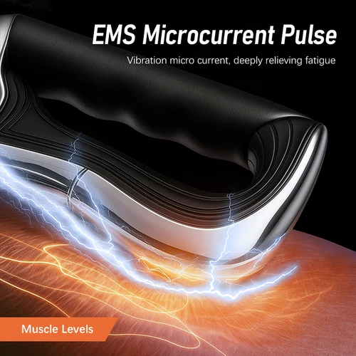 Imagen 2 del producto Cuchillo eléctrico para Fascia, raspado corporal, microcorriente, vibración muscular, calmante y relajante, levantamiento corporal, cuchillo de masaje para raspar